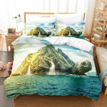Merikilpkonna tekikott ja padjap&uuml;&uuml;rid Mereloomad Kilpkonn Voodipesukomplekt Queen Twin Lapsed Kodutekstiilid Kaart Korall Quilt Cover King 135x200cm