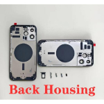 Tagumine korpus OEM iPhone 13 Pro Max 12 Mini 11 SE3 14 Pro max jaoks, tagumine korpus koos tasuta kingitustega, tagumise korpuse raam + tagumine kate + k&uuml;ljenupud 11 must