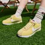 Nike Cortez madalad vabaajajalatsid naistele pehme kollane 37.5