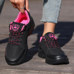 Naiste v&auml;lih&otilde;&otilde;gkingad musta ja roosade libisemiskindlate taldadega Moodsad spordijalatsid Hingav v&otilde;rkjooksukingad matkasaapad 36 punane