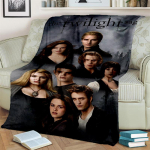 3D-tr&uuml;kiga videviku saaga HD-tekk, pehme visketekk kodu, magamistoa, voodi, diivani, pikniku, reisi, kontori katteks, lastele adult 130 x 150cm