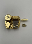 Sankyo Gold K&auml;&auml;natav Muusikaline Kellamehhanism (La Vie En Rose) &Uuml;le 100 meloodia muusikakarbi mehhanism (Gold,Small) kuld