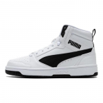 PUMA Rebound v6 Mugavad Kerged Vastupidavad Keskmise K&otilde;rgusega Rula Kingad Unisex Must Valge 392326-02 35.5