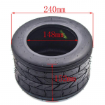10x6.00-6/10*6.00-6 10-tollised laiemad vaakumrehvid v&auml;ikesele Harley mootorrattale Elektromootorile spetsiaalsed tubeless-rehvid