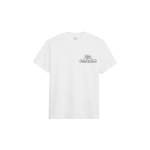 Vans Off The Wall Travis Barkeri koost&ouml;&ouml; L&uuml;hikeste varrukatega Pehme &Uuml;mmarguse kaelusega Puuvillane T-s&auml;rk Meeste Topid VN0013QAWHT XL white