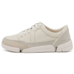 Clarks Trigenic Series Nahast Kerged Mugavad Kolmeosaline Tald Spordijalatsid Madalad Vabaaja Kingad Naiste toss Valge 261811584 36 gray