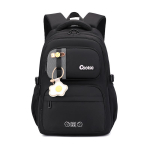 Suure Mahutavusega Koolikott teismelistele T&uuml;drukute Kahe Rihmaga Seljakott Campus Backpack Seljakaitsmega Kerge koolikott sac white