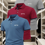 3 tk Meeste Polo S&auml;rgi Komplekt, Moodne &Auml;rikasuaalne Rev&auml;&auml;riga, Mugav Suvine Hingav L&uuml;hikeste Varrukatega Rev&auml;&auml;riga Polo S&auml;rk Top, Kingitus M sinine/punane