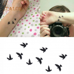 TBC Fashion Birds Fly Ajutine veekindel t&auml;toveeringu kleebis Body Art Decal