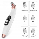 Pooripuhastaja N&auml;o s&uuml;gavpuhastus Elektriline Mustpeade eemaldamise masin valge