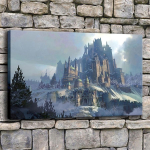 T&auml;ielik 5D Teemantmaal Suurep&auml;rane loss Teemanttikandid Ristpistes Kodukaunistus K&auml;sitsi valmistatud 25x30cm