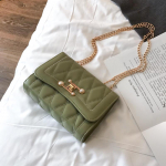 SCIONE Pearl Lock Chain V&auml;ike kandiline kott Mood Messenger kott Tikandid Niit Romb &Uuml;he &otilde;laga V&auml;ike kott Naiste kott 20cm*7cm*14cm valge