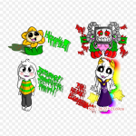 Chibi Flowey Undertale Flowey Triikim&auml;rgid R&otilde;ivastele Applique Kleebised R&otilde;ivastel Kuumustundlik Kohandatud Paik