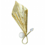 Blucome kvaliteetne vaselillega p&auml;rlipross naistele, meeste &uuml;likonna sallin&otilde;elad kuld