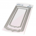 J&auml;rjehoidja DIY metallist l&otilde;ikevormid Reljeefne paberkunst V&auml;ljal&otilde;igete album pika raamiga l&otilde;ikevormid 19.7x8.4cm