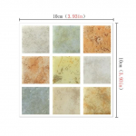 20tk 10X10cm DIY mosaiigist seinakleebised, imitatsioon telliskivi Magamistoa kaunistus Veekindel isekleepuv plaat tapeet K&ouml;&ouml;gikapi sisekujundus 1