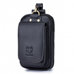 Meeste vintage nahast rihmakott Reisi mobiiltelefoni rahakott Rahakott v&ouml;&ouml;kott Fanny Pack