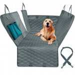 Koerakandurid Veekindlad tagumised Pet Dog Autoistme kate Matid Turvav&ouml;&ouml;ga v&otilde;rkkiige kaitse autodele ja suurtele maasturitele, veoautodele 137x147CM hall v&auml;rv