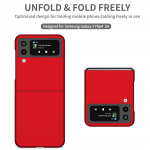 Kriimustuskindel Mugav Moekas &Uuml;mbris Samsung Galaxy Z Flip 7 6 4 5 5G jaoks flip7 flip6 flip2 Flip4 flip5 Flip3 Flip 3 2 1 Libisemiskindel Kate for Samsung Z Flip 4 punane