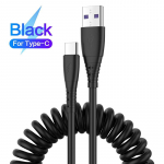 VAOLRO 3A kiirlaadimisvedruga Chble laadimiskaabel Micro Type-C Lightning jaoks USB-andmekaabli QC3.0 kiire laadimine For Micro must