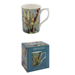 Les Tr&eacute;sors De Lily [A1384] &ndash; portselankruus 'Vincent Van Gogh' vaas gladioolidega - 10x7. 5 cm hall