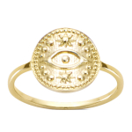 Kullatud s&otilde;rmus 'Ancient Kreeka' - 12 mm (silma) 60 kuld