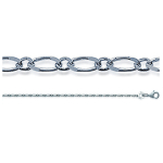 Les Tr&eacute;sors De Lily [R7730] &ndash; h&otilde;bedane kett  Figaro  (roodiumiga kaetud) - 50 cm 1. 4 mm h&otilde;be