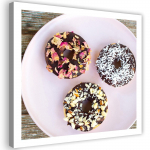 L&otilde;uendiprint Colorful Donuts 30x30 pruun