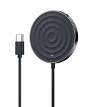 Essageri 15 W magnetiline Qi juhtmevaba laadija C-t&uuml;&uuml;pi iPhone 13 Pro Max induktsioon-PD kiirlaadimine Xiaomi Samsugn Pad Adapteri jaoks must