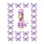 Palju &otilde;nne s&uuml;nnip&auml;evaks Liblikad koogipealsed lipud Tassikoogitopsid Armas pulmapruut Beebi&otilde;htu peo koogi k&uuml;psetuskaunistus