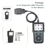 OBD2-skanner OBD-koodilugeja ja skaneerimisriistad Automootori diagnostika skanneri t&ouml;&ouml;riist k&otilde;igile OBDII-protokolliga autodele OBD II must/roheline