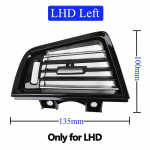 Piano Black Dash kliimaseadme v&otilde;re v&auml;ljalaskeava kate AC ventilatsioonipaneeli vahetus BMW 5-seeria F10 F11 F18 520 523 525 528 jaoks LHD Left