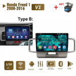 Androidi autostereo raadio Honda Freed 1 jaoks 2008-2016 auto multimeediumipleier DVD k&otilde;larid peakomplekt heli WIFI 1+16 GB A