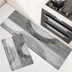 Geomeetriline print K&ouml;&ouml;givaip ja matt Mood uksematt Kodukaunistus P&otilde;randamatt Imav vannimati komplekt Magamistoa vaip 40x60cm 1pcs