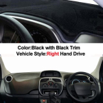 For Renault kangoo 2010 - LHD RHD 2011 2012 2013 2014 2015 2016 2017 2018 2 Layers Car Dashboard Cover Dash Mat RHD Black black