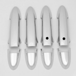 Chrome silver Side Door Handle Cover Trim for Honda JAZZ FIT 2014 2015 2016 2017 without smart entry