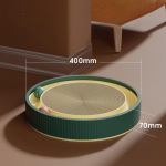 Kassi kriimustuslaud, mis v&otilde;ib magada ja oma k&uuml;&uuml;niseid lihvida L valge