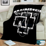 3D R-Rammstein Heavy Metal Band Sildi tekk, Pehme tekk koju Magamistoa voodi diivan Pikniku reisikontori kattetekk lapsele 150cm x 180cm