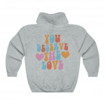 V&auml;rvilised sa v&auml;&auml;rid armastust Pulloverid Mood Unisex naised Naljakas puhtast puuvillast kampsun Tsitaat Graafiline top džemprid kapuutsid S valge