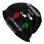 Scuba Dive Flag Beanie Merch M&uuml;ts unisex naiste sukeldumisarmastajatele Aksessuaarid Skullies M&uuml;tsid Kingitused sukeldujale Laheda disainiga kootud m&uuml;tsid One Size