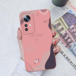 Xiaomi 10 11 12 13 Lite 10T 11T 12T 12S Ultra 11X Pro &uuml;mbriste jaoks, kate Fashion Love Heart kaamera kaitse ruudukujuline vedel silikoon Xiaomi kaitseraua jaoks Xiaomi Mi 11