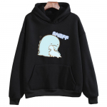 Sumikko Gurashi Dinosaurus Huppar Kawaii Multikakujutisega Graafilise Prindiga Dressipluusid Naistele/Meestele Vabaaja Pikkade Varrukatega Pulloverid Armsad T&uuml;drukute Topid L