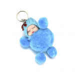 Bowknot Fluffy Pompom Plush Doll rippuv ripats v&otilde;tmehoidja v&otilde;tmehoidja
