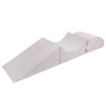 KiddyMooni vahtplastist m&auml;nguv&auml;ljak lastele takistusrada lastele m&auml;nguasi beebidele pehmed klotsid, kiil/kaldtee/poolv&otilde;ll, helehall