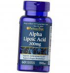 Alpha Lipoic Acid kapslid, Alfa Lipoic Acid 300 Caps, Puritan's Pride 60 Caps (70367004) 60caps