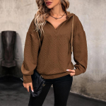 YYFS naistemood vabaaja &uuml;hev&auml;rvilised s&uuml;gistalvised pikkade varrukatega kapuutsiga pulloverid ja pikad varrukad S kohv