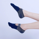 Five Toes Naiste jooga sokid Silikoonist libisemiskindlad sidemed Ballet Pilates Sokid Seljata hingavad puuvillased sisetantsu spordisokid