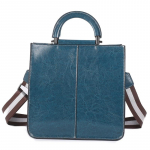 Ehtsast nahast naistekotid Br&auml;ndi luksuslik lukuga kandekott Lehmanahast kandekotid Messenger Bag Crossbody Bag Designer sinine
