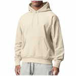 Meeste Retro pikkade varrukatega kapuuts kapuutsiga dressipluus Topid jakk mantel Outwear L beež