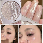 Kosmosekuboi kosmiline esilet&otilde;stja silmad Glitter Monokroomne lauv&auml;rv Pallete S&auml;rav Satiin Meik Pallett lauv&auml;rvi Hightlight Kit